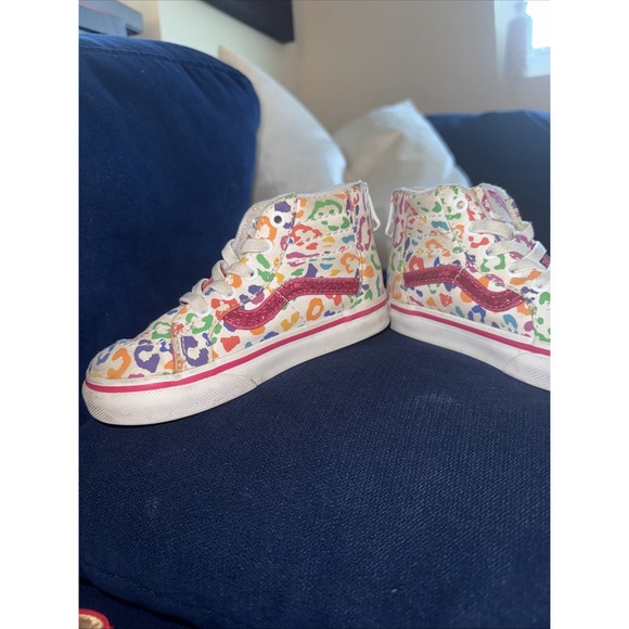 Vans Kids Sneakers - Multicolor Leopard Print - Picture 3 of 12